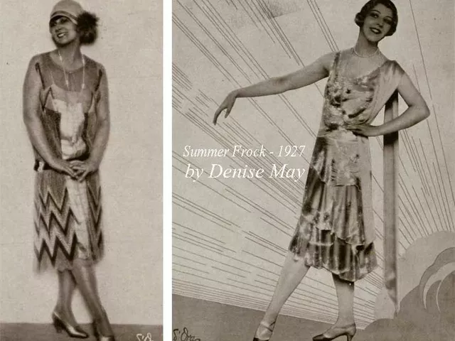 What kind of figure works best for a flapper-style dress?